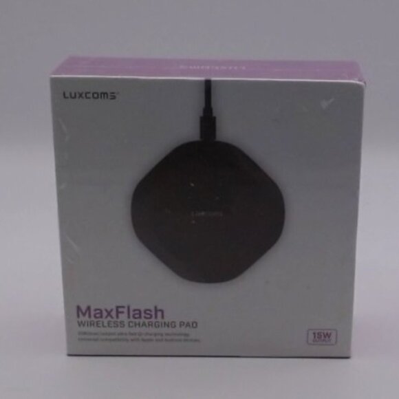 Luxcoms - MaxFlash wireless Charging Pad, 15W, **BRAND NEW IN BOX - Picture 4 of 4